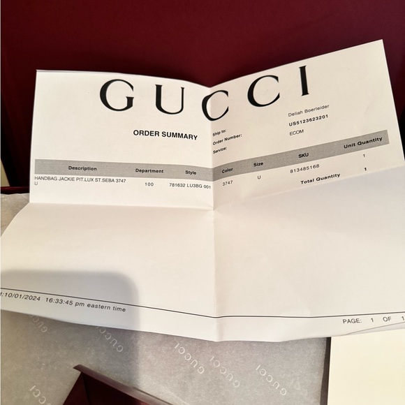 Gucci Green python  Women's Bag - Picture 11 of 11